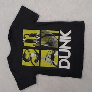 Place Kids Black and Green Basketball Tee Size 4 XS